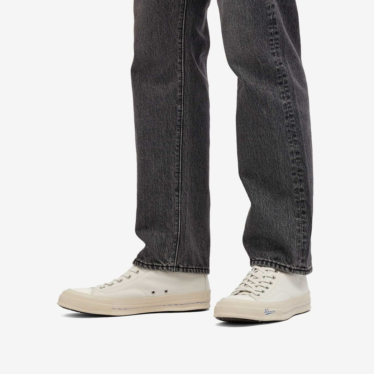 Visvim Men's Skagway Hi Sneaker in Ivory Visvim