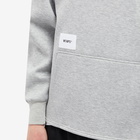 WTAPS Men's Seal Popover Hoodie in Ash Grey