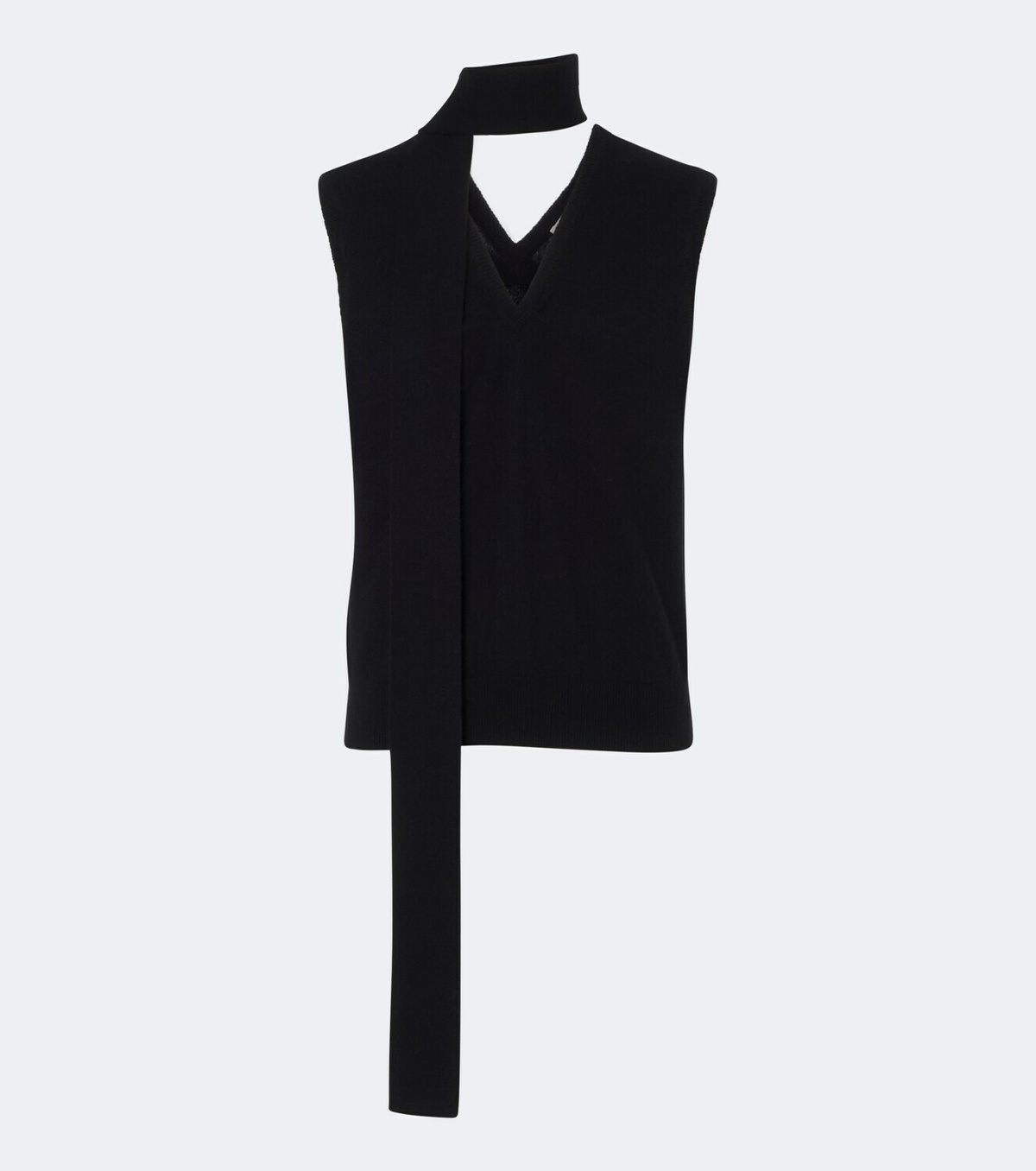 Lisa Yang Ellisyn scarf-detail cashmere top