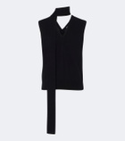 Lisa Yang Ellisyn scarf-detail cashmere top