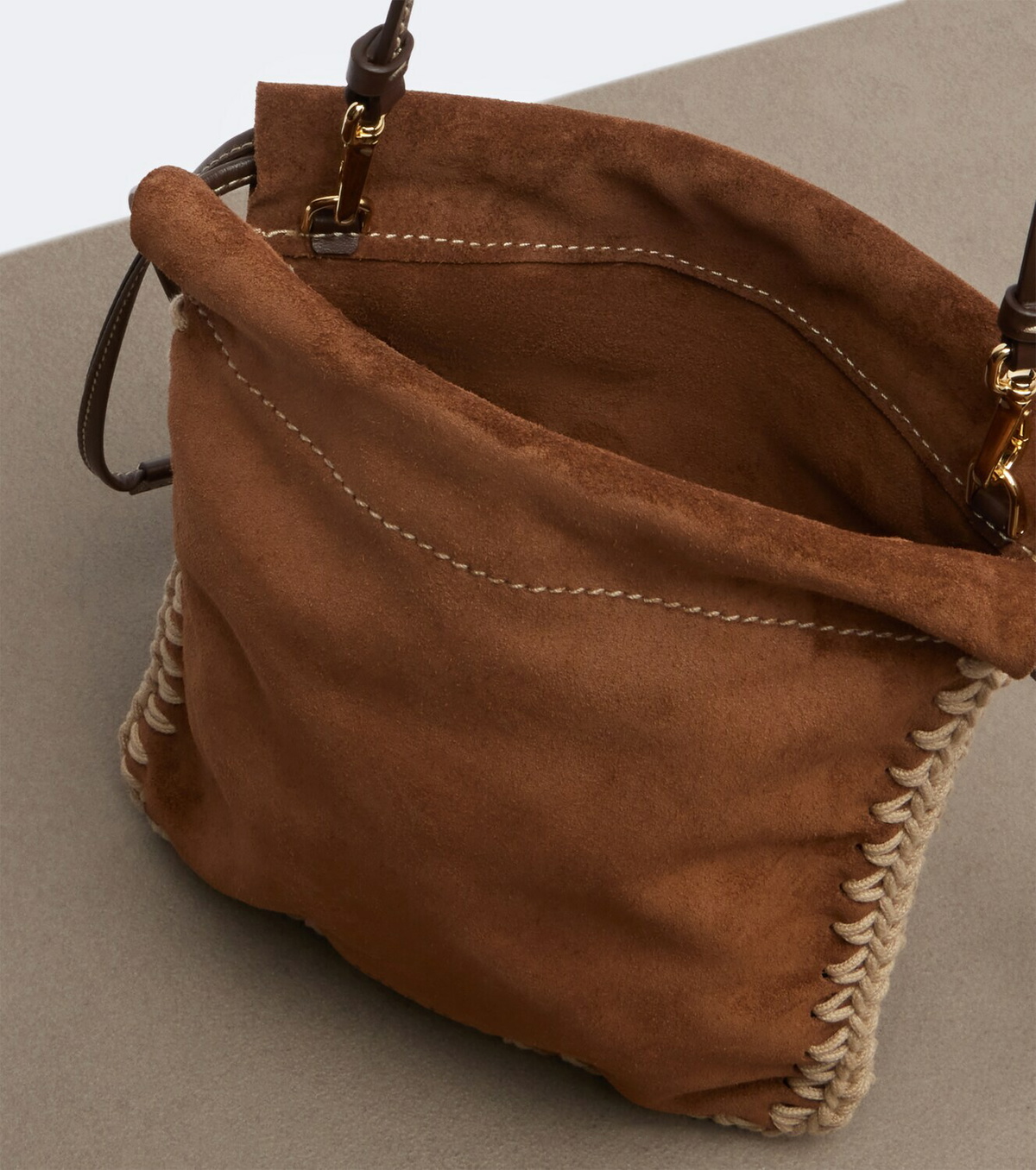 Prada Suede phone pouch