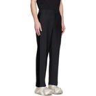 Valentino Black Wool Formal Pants