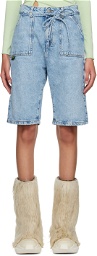 AVAVAV SSENSE Exclusive Blue Denim Shorts