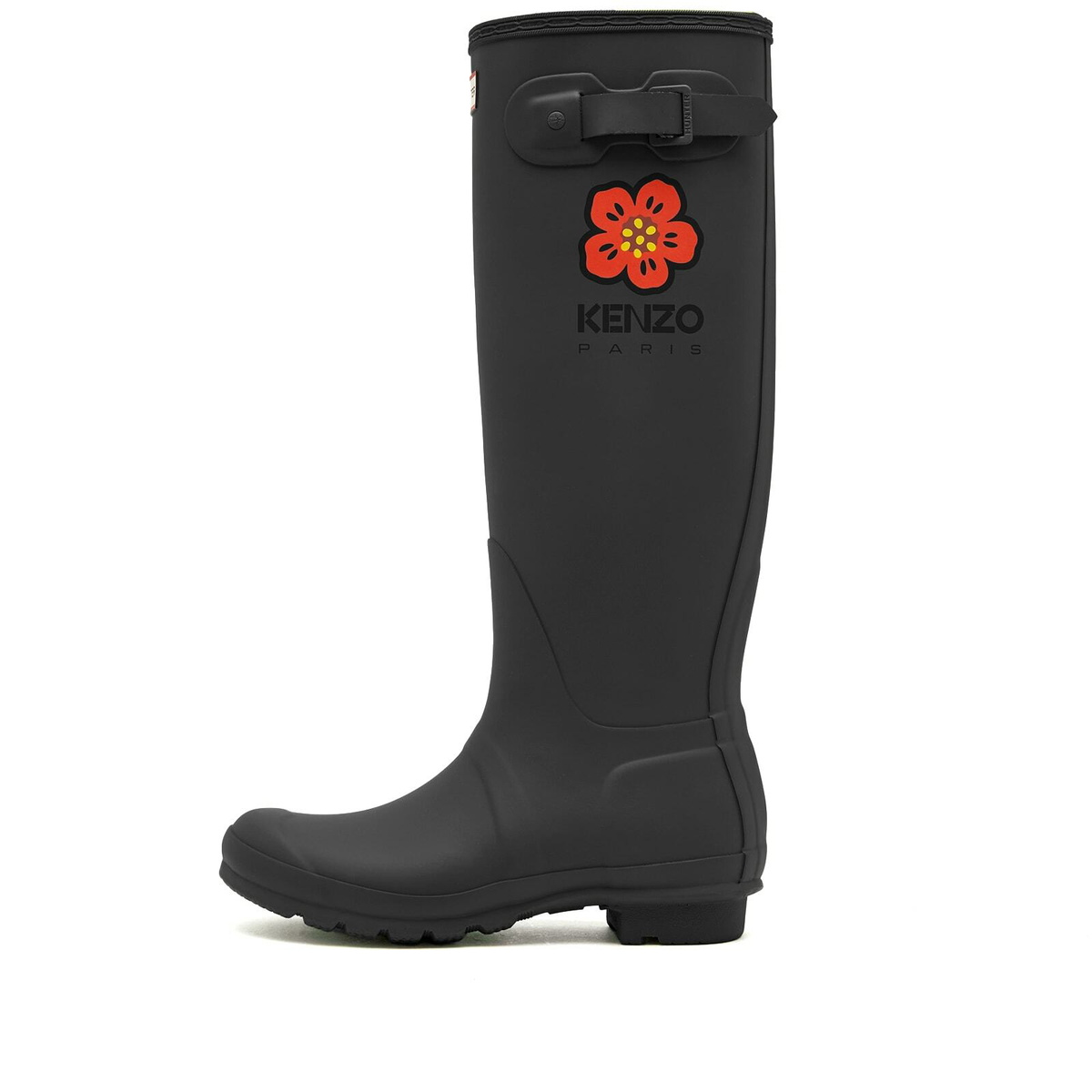 HUNTER◆KENZO x HUNTER ユーティリティ アンクルブーツ Kenzo x Hunter Tall 70mm レースアップブーツ | ブラック