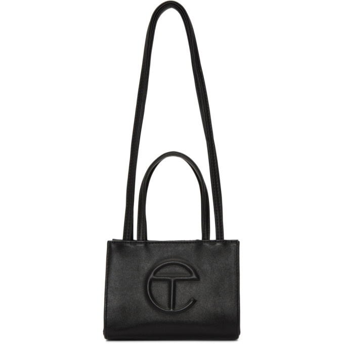 Telfar Mini Shopping Bag in Black
