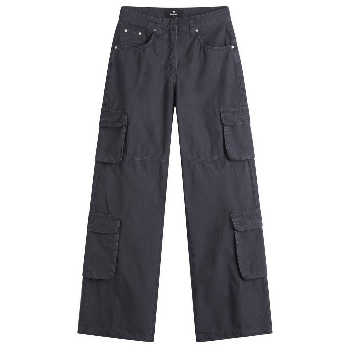 Represent Women's Fender Cargo Trousers in Steel Blue