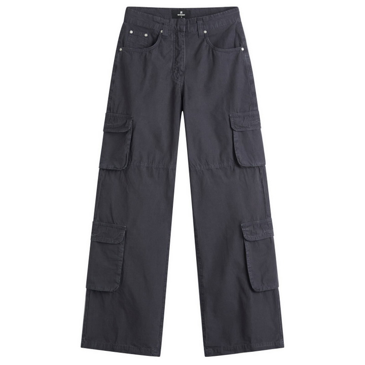 Photo: Represent Women's Fender Cargo Trousers in Steel Blue