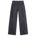 Represent Women's Fender Cargo Trousers in Steel Blue