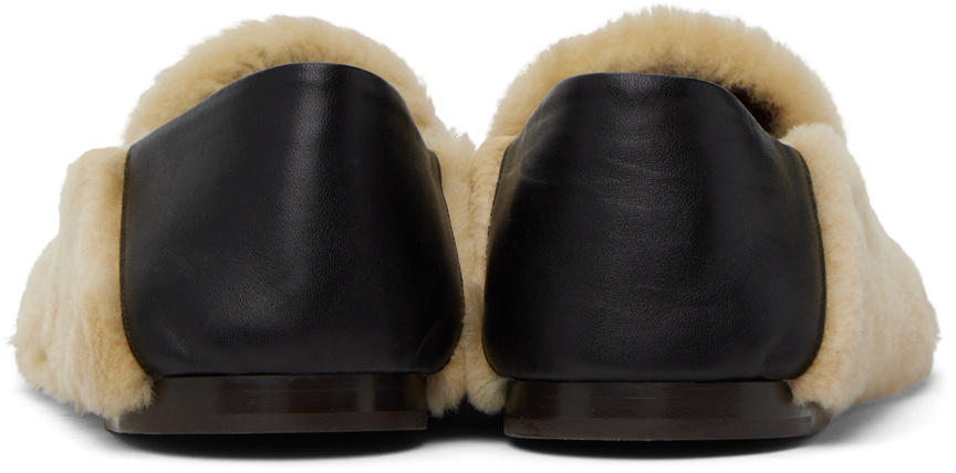 Wales Bonner Beige & Black Symphony Loafers