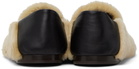 Wales Bonner Beige & Black Symphony Loafers