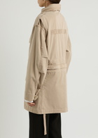 Helmut Lang Field Stretch-cotton Jacket Sand