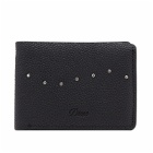 Dime Men's Studded Bifold Wallet in Black