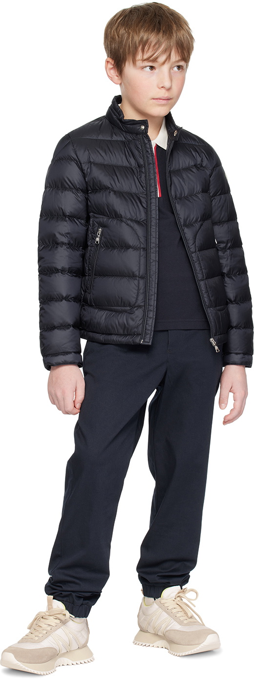 Moncler Enfant Kids Navy Acorus Down Jacket Moncler Enfant Moncler Enfant Kids Navy Acorus Down Jacket Moncler Enfant