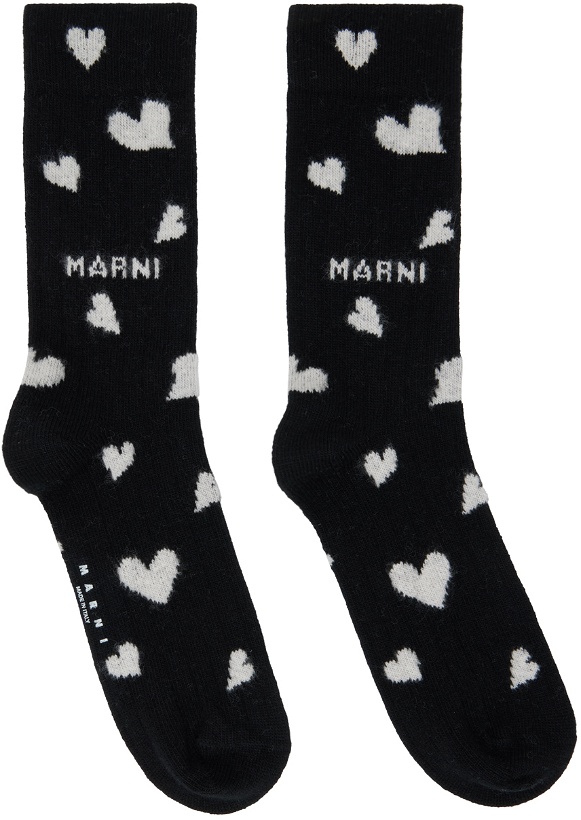 Photo: Marni Black 'Bunch Of Hearts' Socks