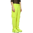 Juun.J Yellow Cropped Cargo Pants