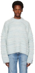 Bonsai Blue Jacquard Sweater