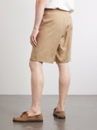 Paul Smith - Pleated Linen Drawstring Shorts - Neutrals