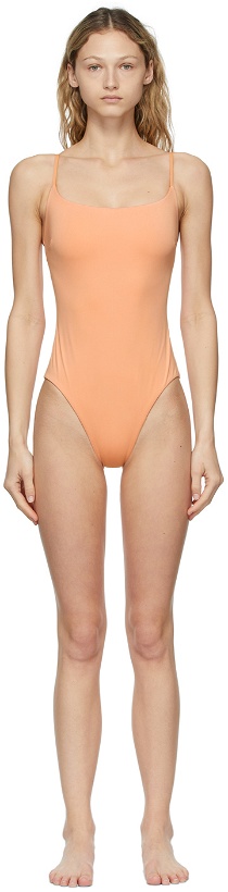 Photo: BONDI BORN Orange Rose One-Piece Swimsuit