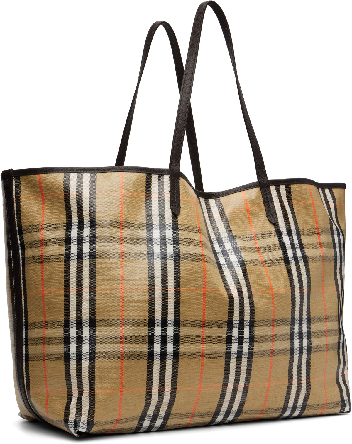 Burberry Beige Large Highlands Tote