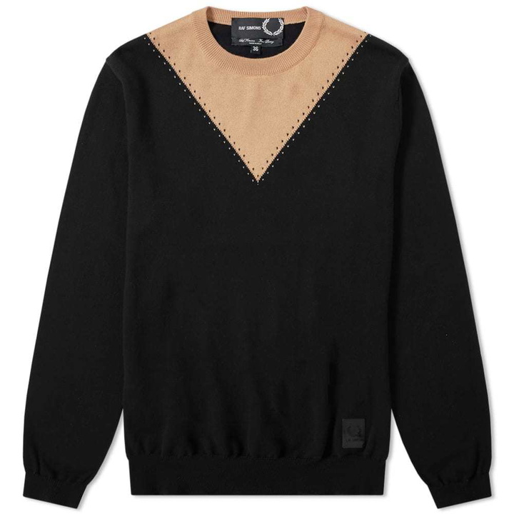 Photo: Raf Simons x Fred Perry Stitch Detail Crew Knit