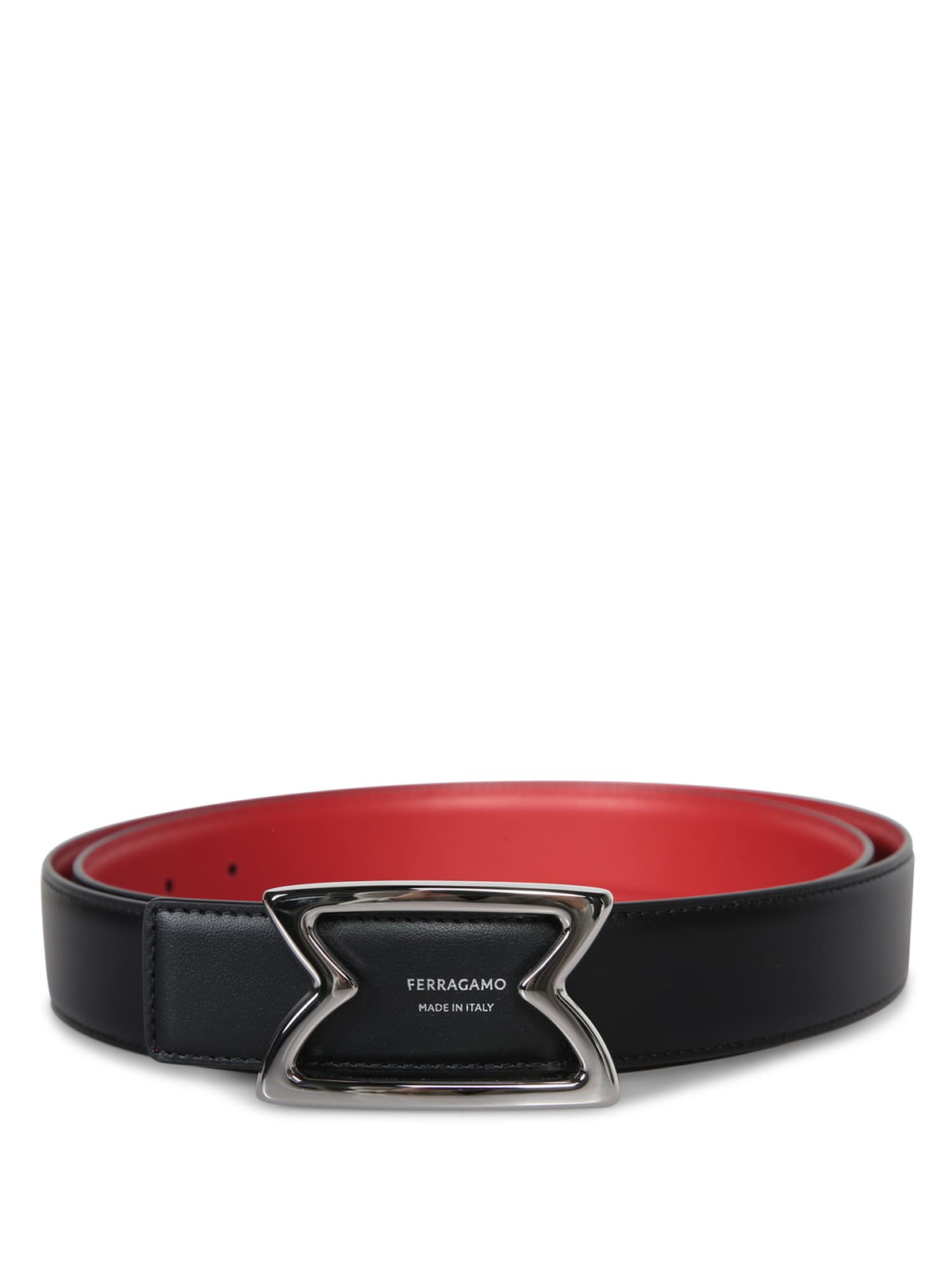 Ferragamo Reversible Red/Black Leather Belt Red Reversible Salvatore Ferragamo Belt | Mercari main image 3