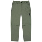 C.P. Company Men's Flatt Nylon Utility Trouser in Agave Green