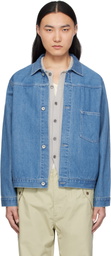 nanamica Blue Short Denim Jacket
