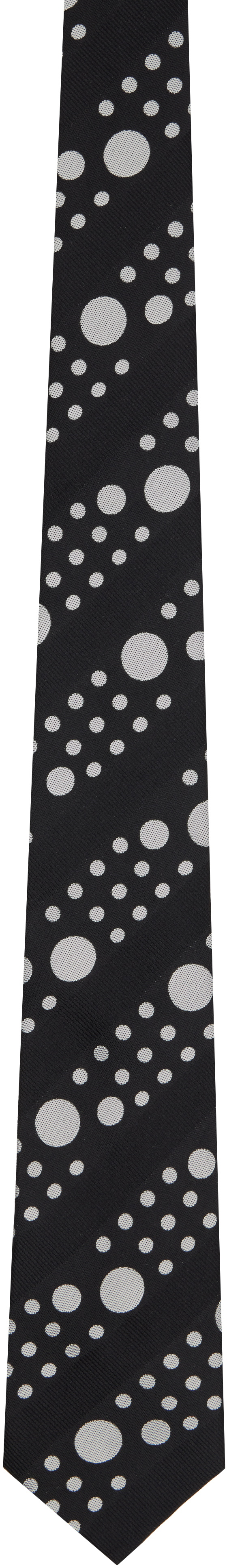 YOHJI YAMAMOTO Black Derby Tie
