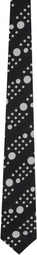 YOHJI YAMAMOTO Black Derby Tie