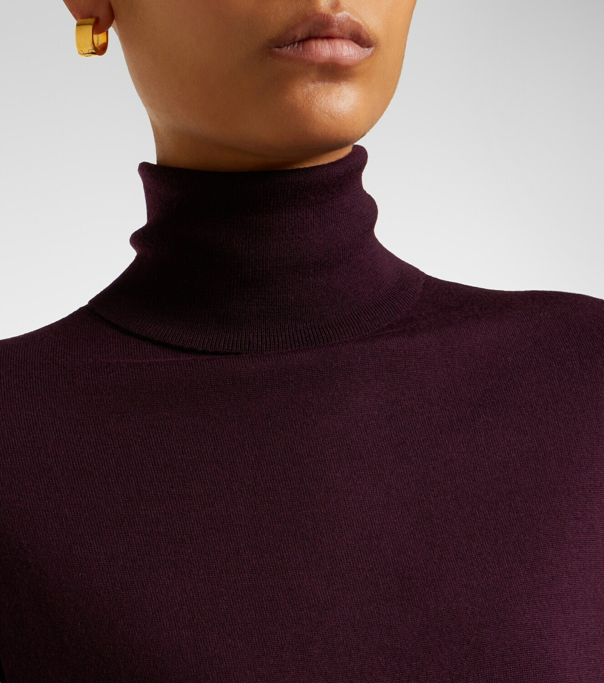 Jardin des Orangers Turtleneck virgin wool sweater
