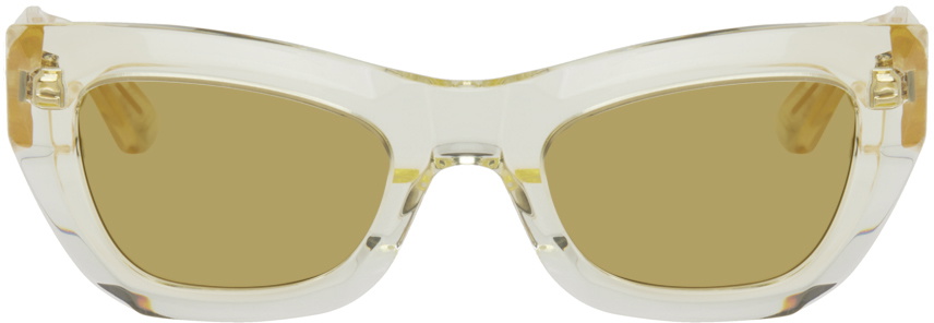 Bottega Veneta Yellow Animations Cat Eye Sunglasses Bottega Veneta