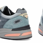 New Balance U991SG2 - Made in UK Sneakers in Grey/Orange