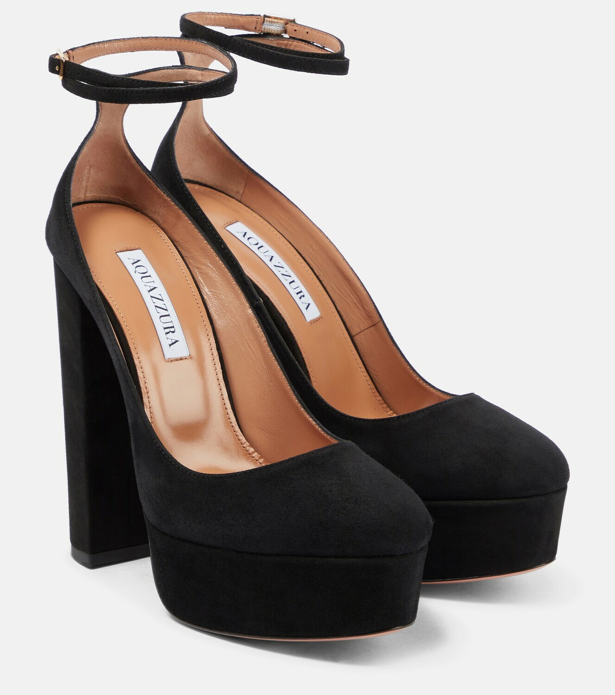 Aquazzura Blake suede platform pumps