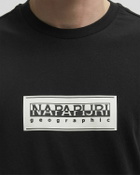 Napapijri S-BOX LOGO SS TEE Black Mens Shortsleefe