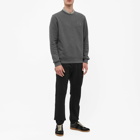 Moncler Men's Outline Logo Crew Sweat in Grey Marl