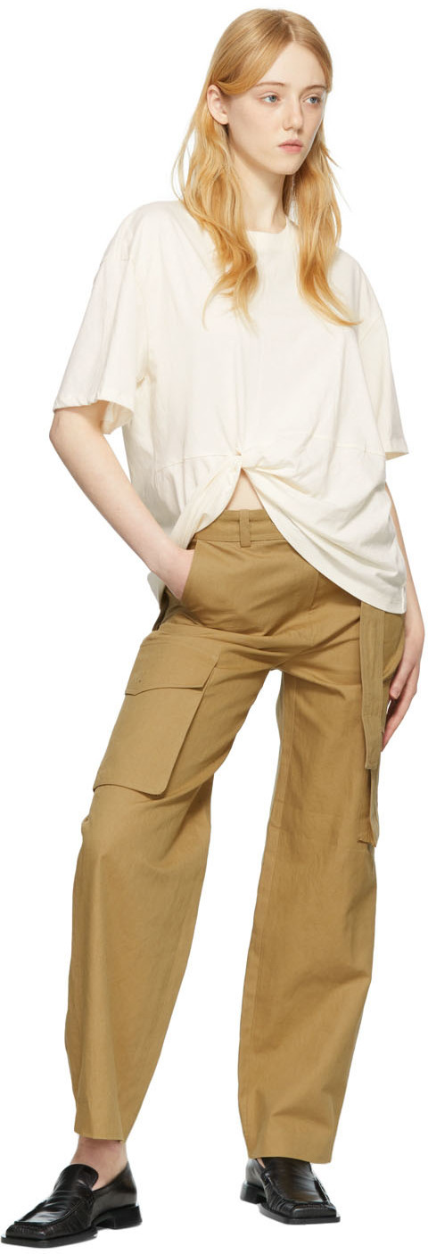 DRAE Beige Linen Trousers
