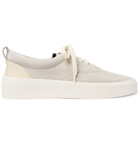 Fear of God - 101 Leather-Trimmed Suede Sneakers - Gray