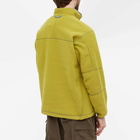 And Wander Men's Wool Fleece Pullover in Yellow Green