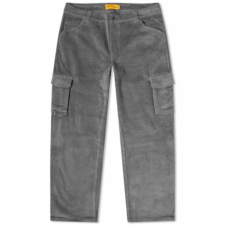 Photo: Dime Men's Relaxed Cord Cargo Pants in Grey