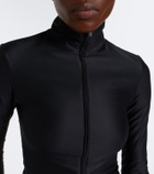Gucci Silk-blend zip-up top