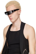 Rick Owens Black Cyclops Sunglasses