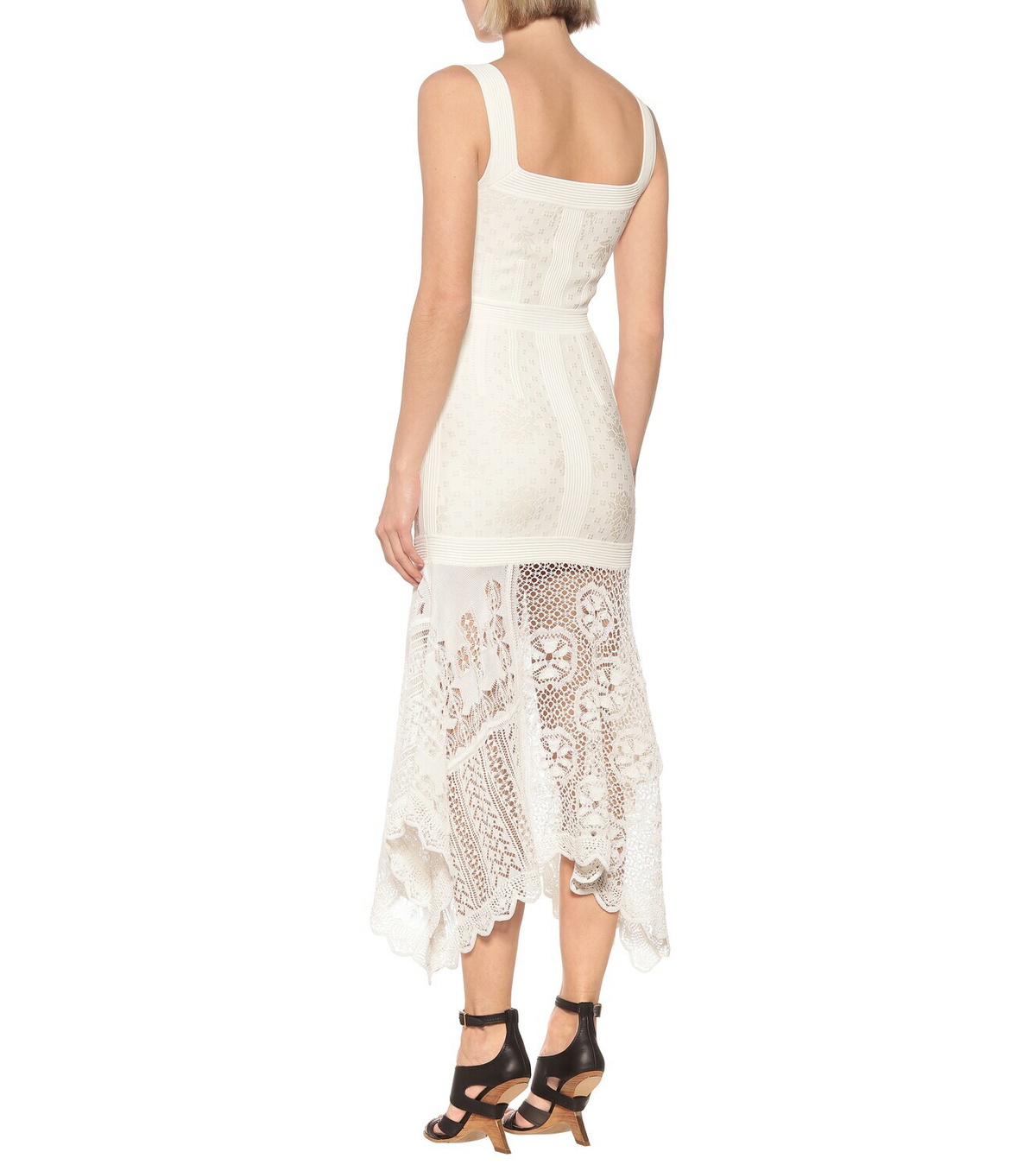 Alexander McQueen Lace midi dress Alexander McQueen