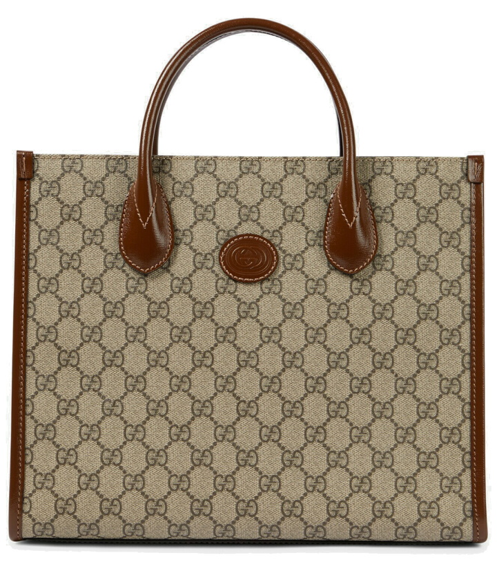Photo: Gucci - Small GG Supreme Canvas tote bag