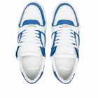 Represent Men's Apex Leather Sneakers in White Cobolt Blue