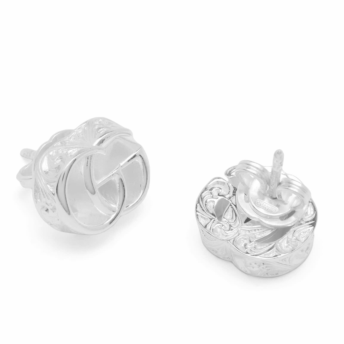 Gucci Women's GG Marmont Earrings in Silver
