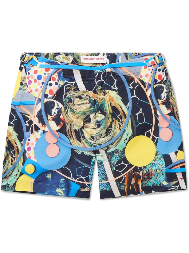 Photo: ORLEBAR BROWN - Peter Phillips Bulldog Mid-Length Printed Swim Shorts - Multi