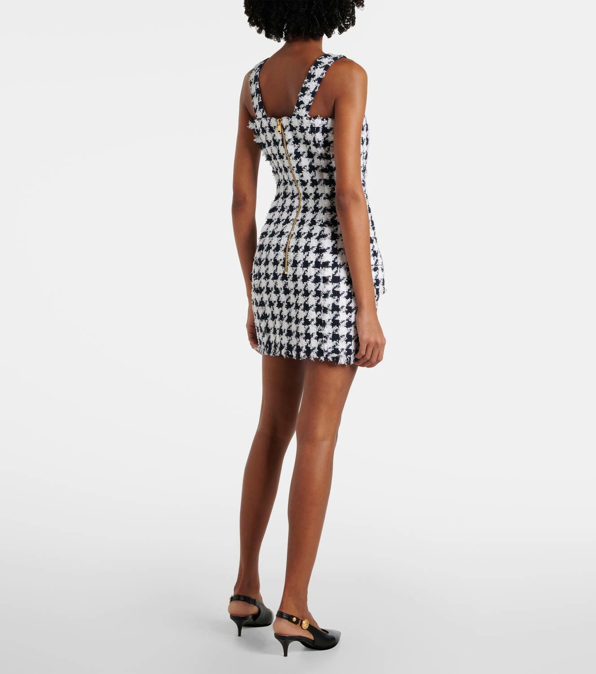 Balmain Houndstooth tweed minidress Balmain Balmain Houndstooth tweed minidress Balmain