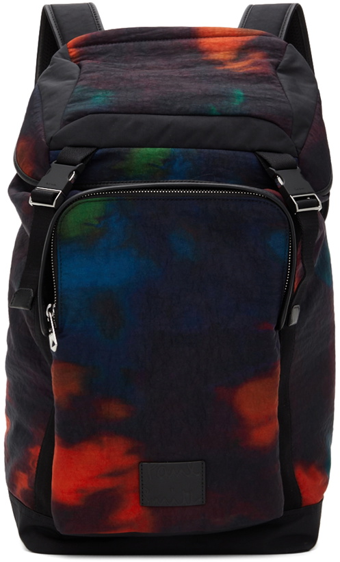 Photo: Paul Smith Multicolor Ink Spill Backpack