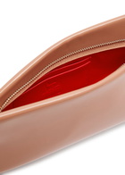 Christian Louboutin Loubitwist Patent Leather Clutch - Beige - One Size