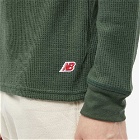 New Balance Men's Long Sleeve Made in USA Thermal T-Shirt in Green
